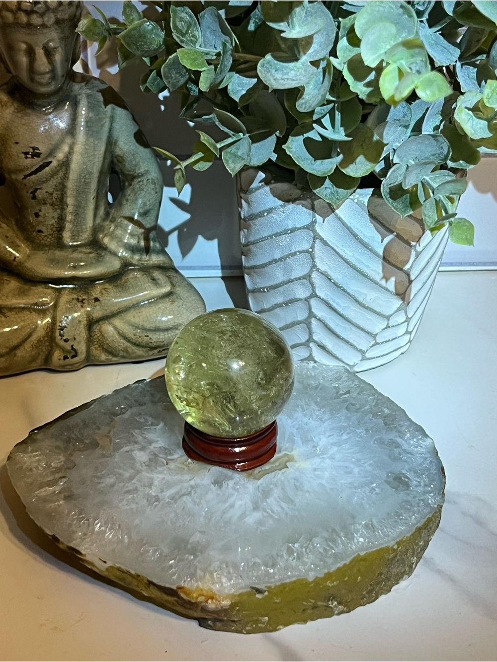 Citrine Sphere - Joy ✨ Wealth ✨ Confidence